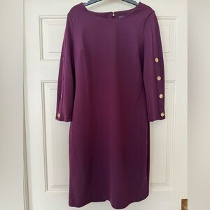 Tommy Hilfiger Purple Plum Color Dress Size 10